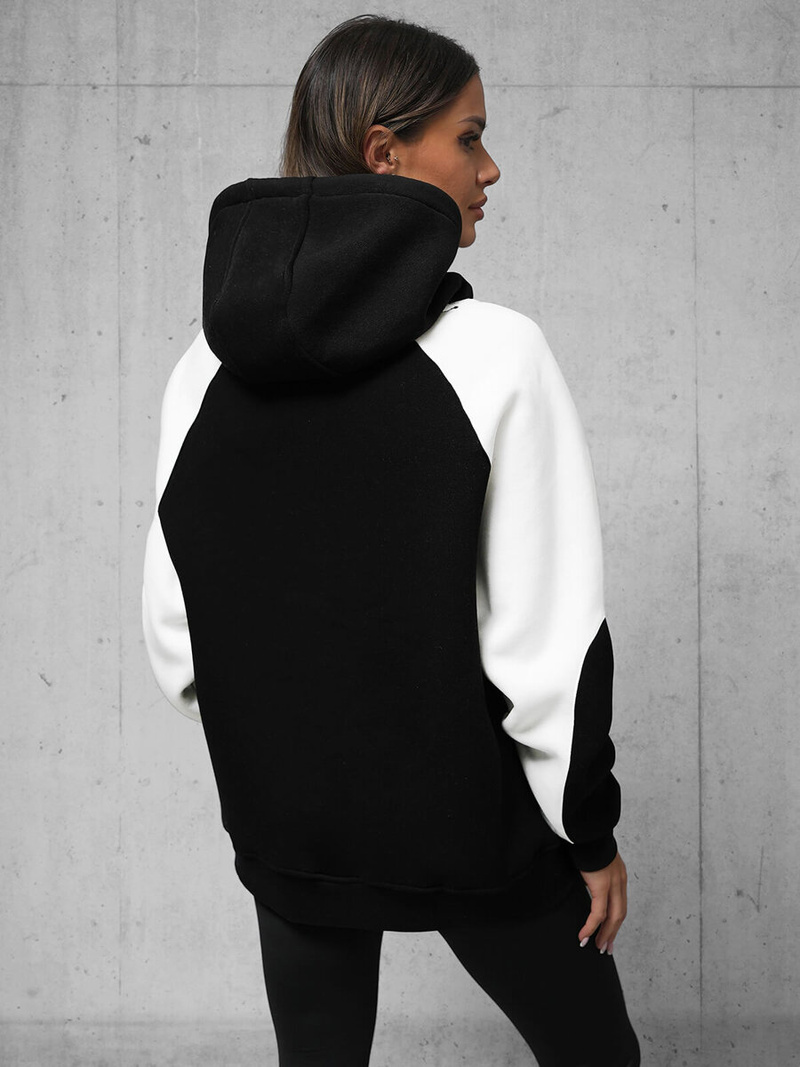 Kapucnis felső fekete OZONEE O/SWE23037Z