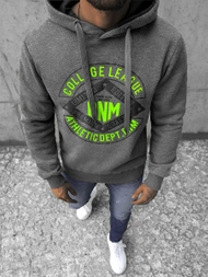 Férfi kapucnis pulóver Grafit OZONEE JS/Y10065