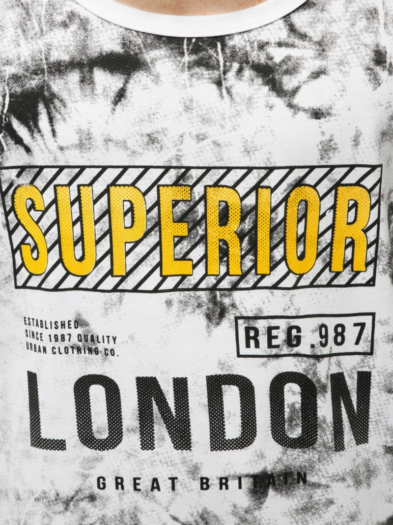 Férfi trikó Fehér OZONEE JS/SS11037