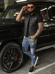 Férfi mellény fekete OZONEE JS/16M9298/392BZ