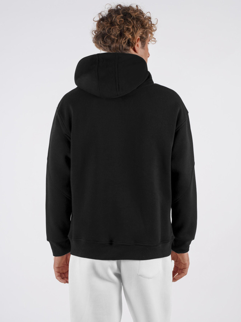 Kapucnis felső fekete OZONEE O/SWE23019Z