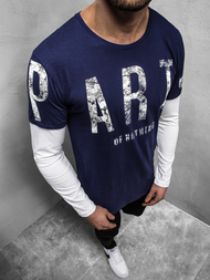 Férfi hosszú ujjú póló Gránát OZONEE O/1292Z