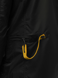 Férfi átmeneti kabát fekete OZONEE O/99237