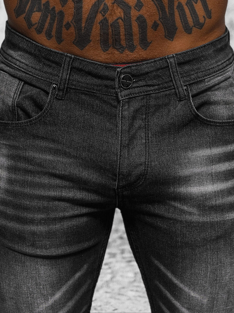 Férfi farmer nadrág fekete OZONEE NB/MP0199N