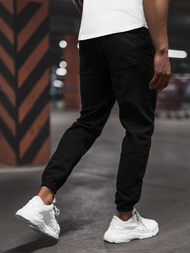 Férfi Nadrág Jogger Fekete OZONEE DO/6101