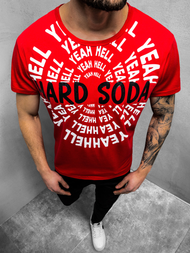 Férfi póló Piros OZONEE JS/KS1948Z