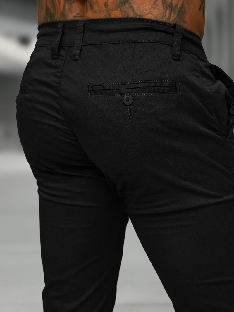 Férfi Nadrág Fekete OZONEE BL/SK222/1