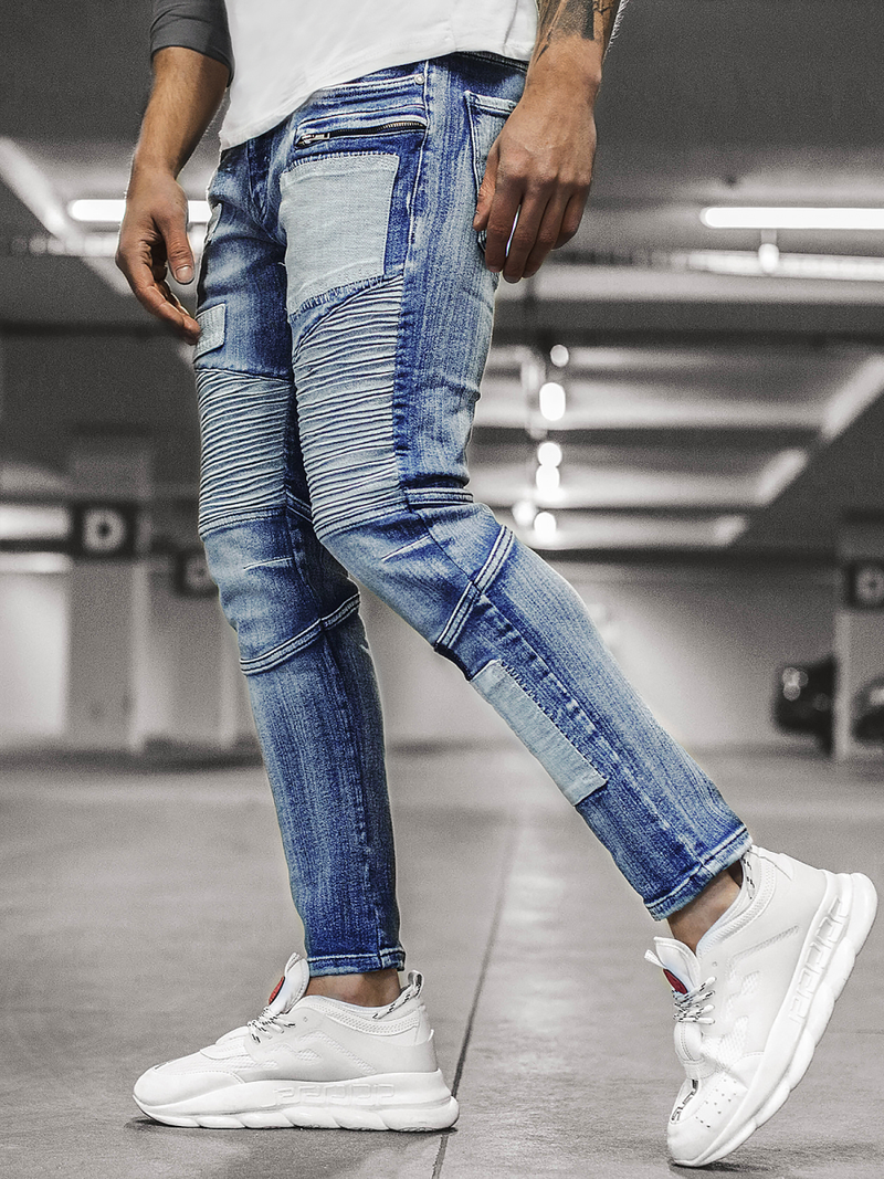 Férfi nadrág Kék OZONEE O/B4925