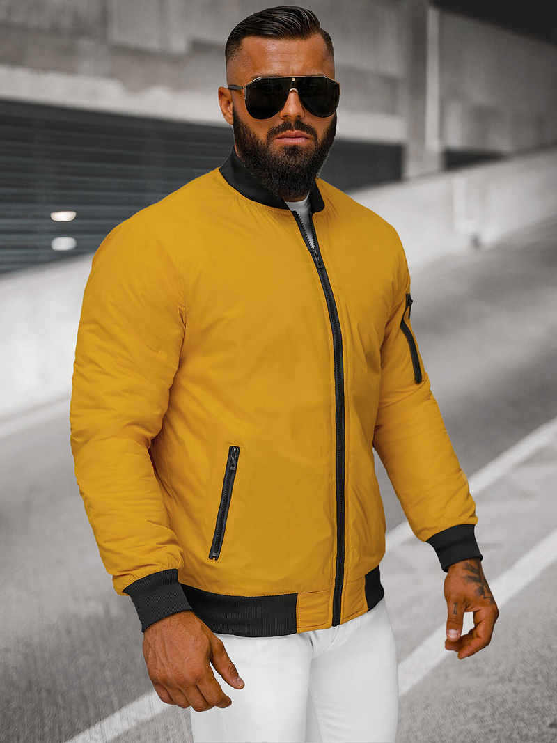 Férfi bomber dzseki camel OZONEE JS/AK95Z