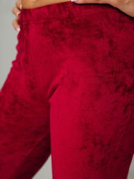 Női Velúr Melegítő Nadrág Bordó OZONEE JS/92K521/35