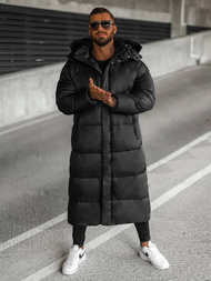 Férfi téli kabát fekete OZONEE O/M3202Z