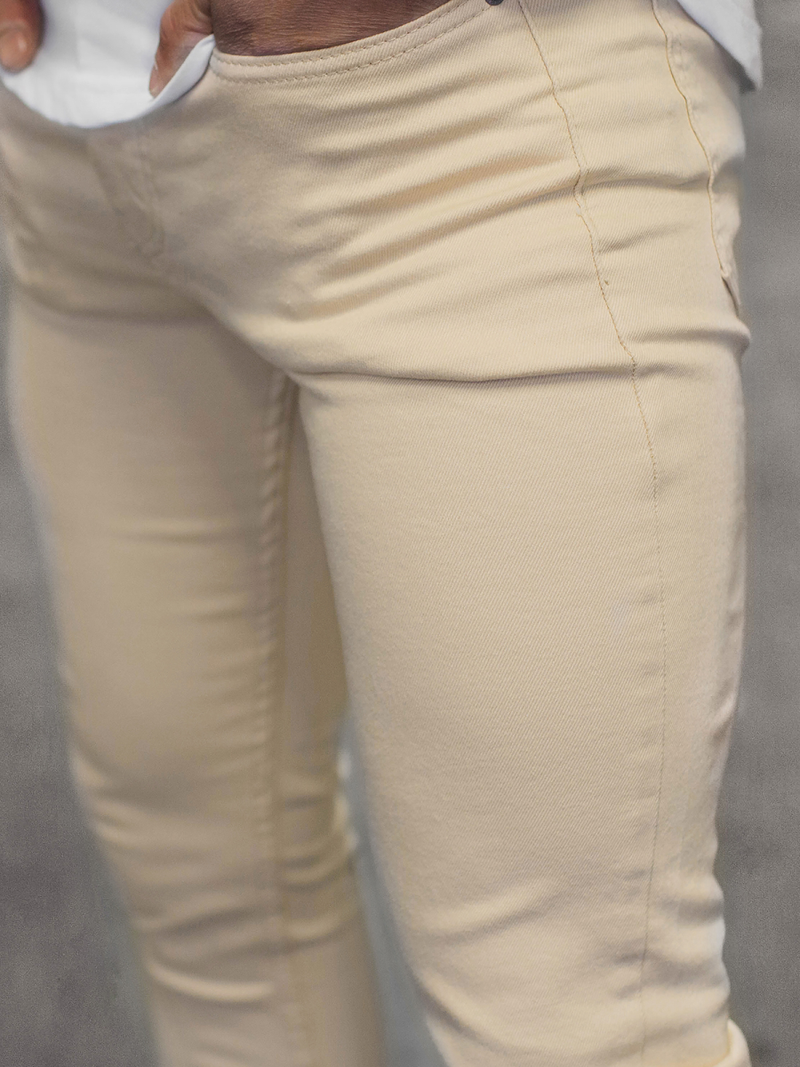 Férfi farmer nadrág Bézs/A OZONEE DP/583