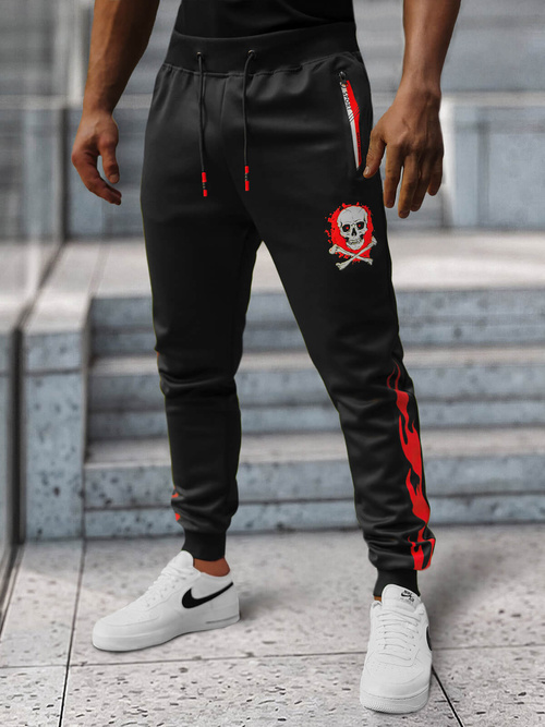 Férfi melegítő nadrág Fekete OZONEE JS/K10237Z