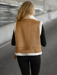 Női mellény camel OZONEE JS/11Z8238