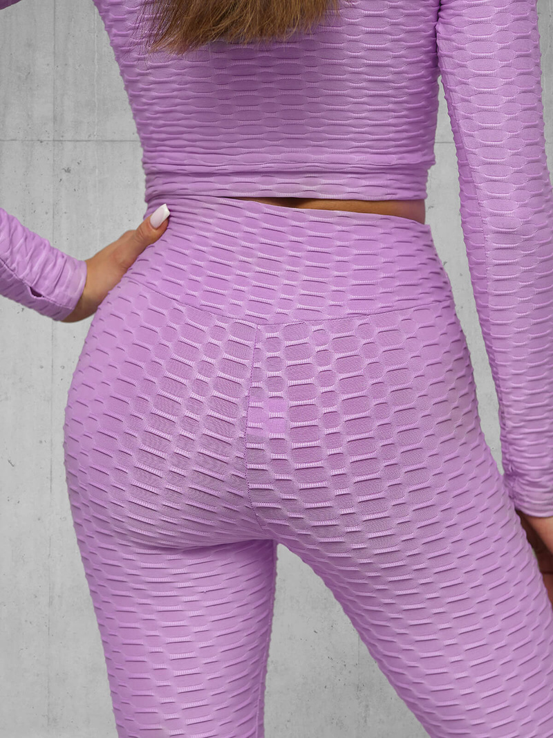 Kétrészes női tréning szett világoslila OZONEE O/22060Z