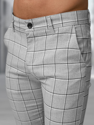 Férfi chino nadrág szürke OZONEE DJ/5522Z