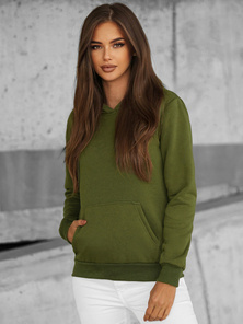 Női pulóver Khaki OZONEE JS/W02Z