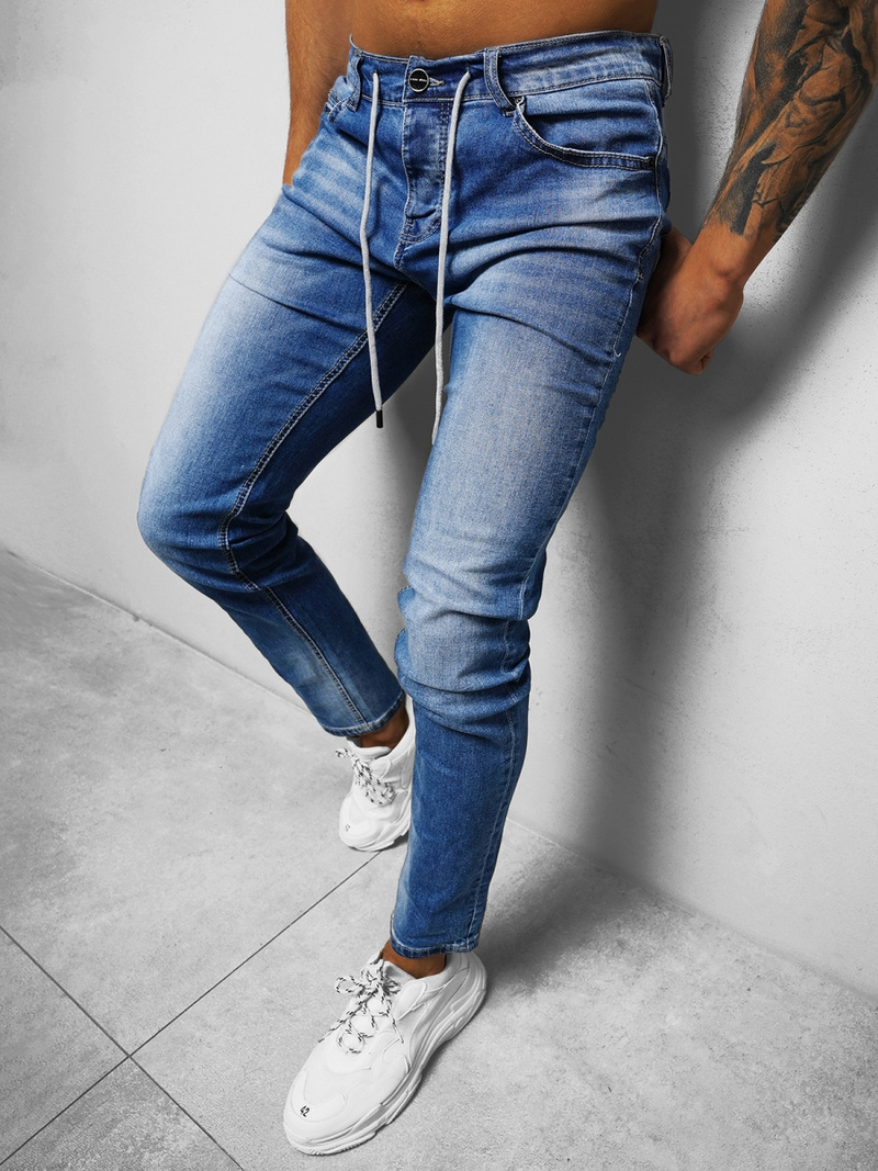 Férfi farmer nadrág világos-kék OZONEE NB/MP0021BC