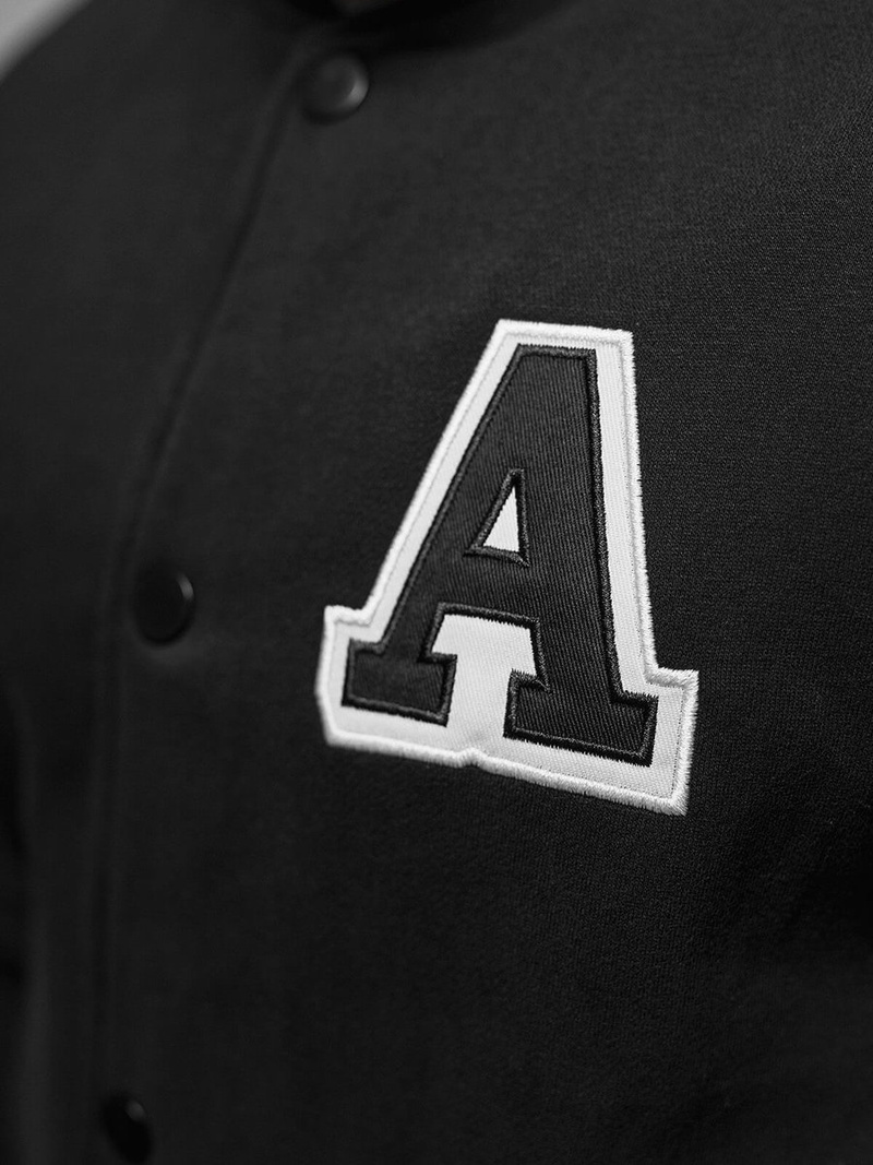 Férfi pulóver fekete OZONEE NB/MF2020