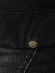 Férfi pulóver fekete OZONEE NB/MF2005