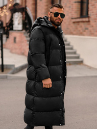 Férfi téli kabát fekete OZONEE O/M3202Z