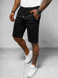 Férfi Chino Rövidnadrág Fekete OZONEE NB/MP0266N