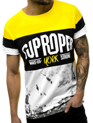 Férfi póló Sárga OZONEE JS/KS1974