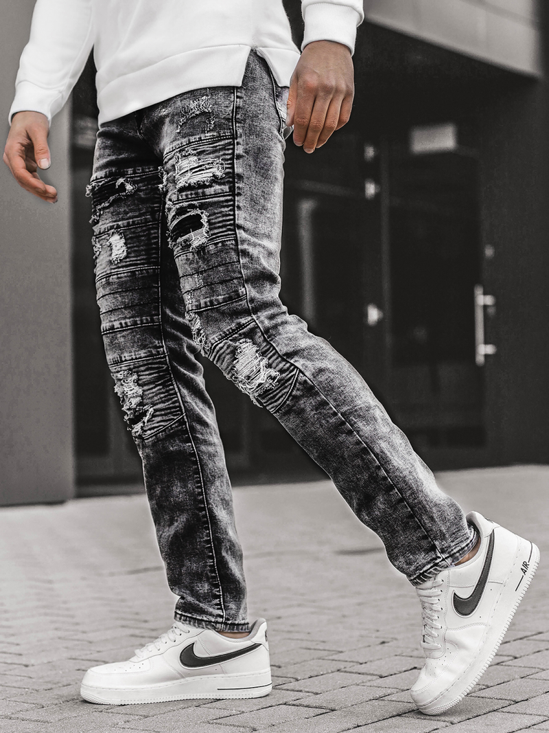 Férfi farmer nadrág Grafit OZONEEV/19194