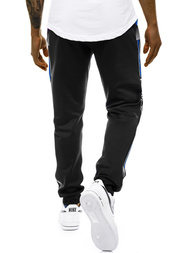 Férfi melegítő nadrág Fekete-kék OZONEE JS/AM120