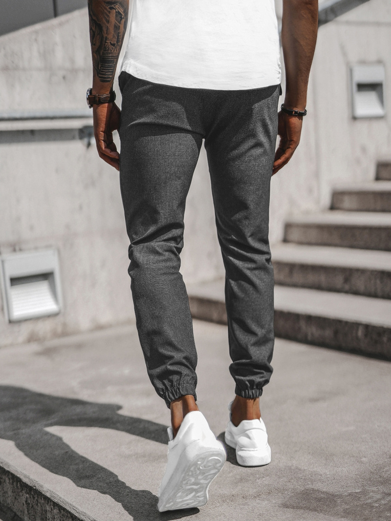 Férfi Chino Nadrág Grafit OZONEE DJ/2294/22Z