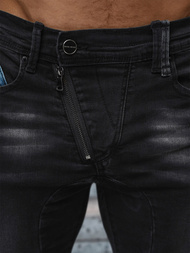 Férfi Farmer Nadrág Fekete OZONEE NB/MP0025NZ