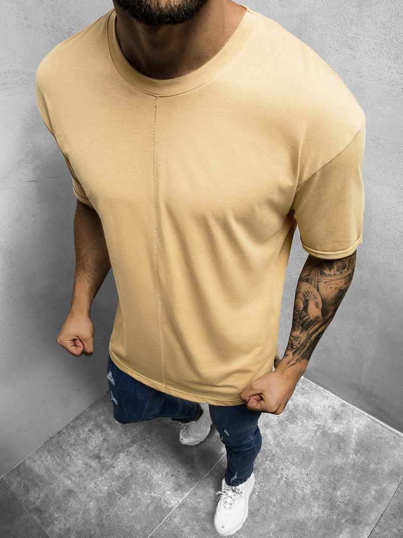 Férfi póló Bézs OZONEE MR/21576Z