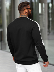 Férfi Pulóver Fekete OZONEE O/P2033Z