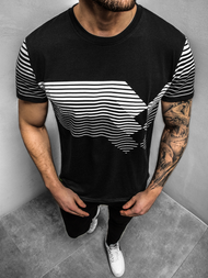 Férfi póló Fekete OZONEE JS/KS2058Z