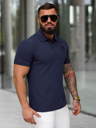 Férfi galléros póló gránát OZONEE NB/MT3142