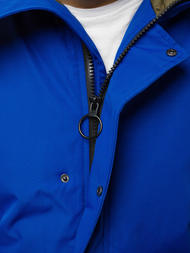 Férfi téli kabát kék OZONEE JS/2019005