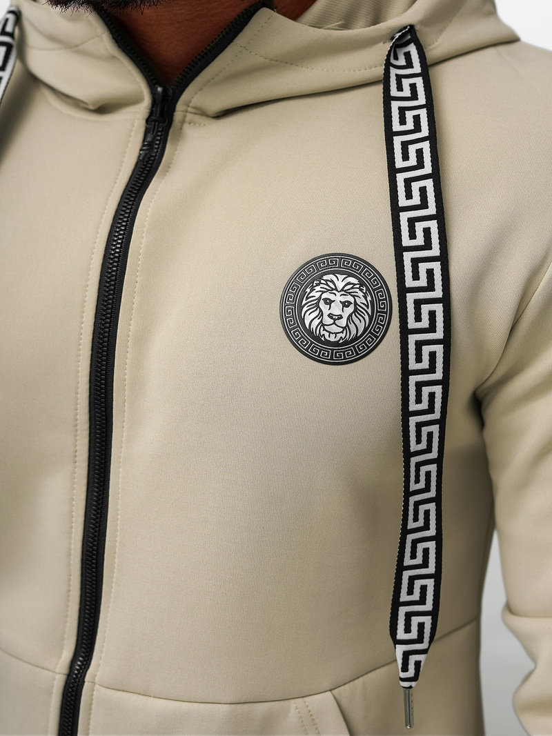 Férfi melegítő együttes bézs OZONEE O/LN11887