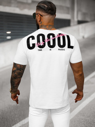 Férfi Póló Fehér OZONEE O/T1278/1