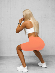 Rövid női leggings lazac OZONEE O/K5-J