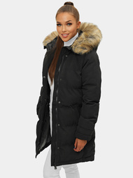 Női téli kabát Fekete OZONEE JS/M781/392