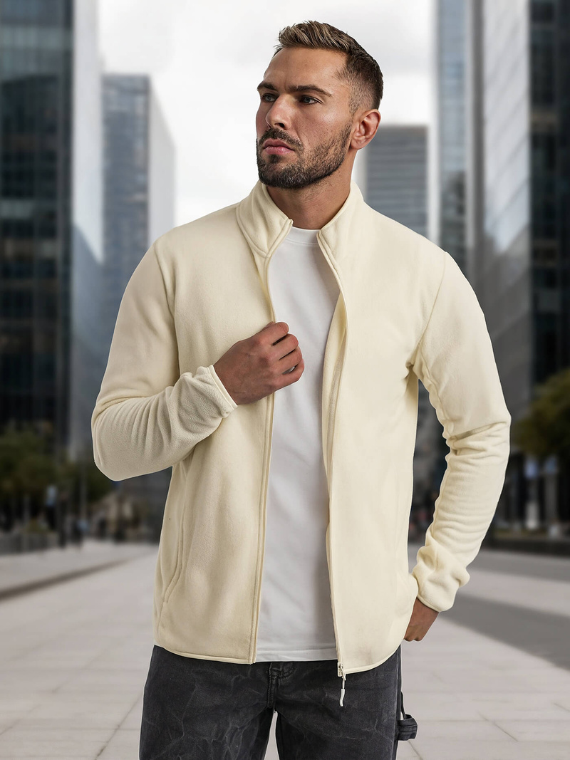 Férfi pulóver ecru OZONEE JS/HH016/1