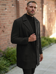 Férfi szövetkabát fekete OZONEE JS/11Z8269