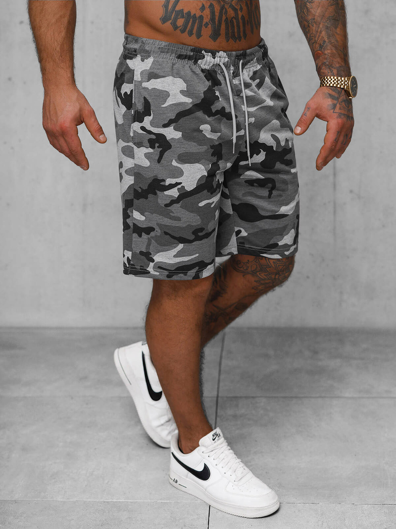 Férfi Rövidnadrág Szürke OZONEE JS/8K283/2