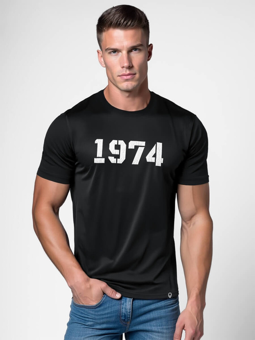 Férfi Póló Fekete OZONEE NB/MT3130