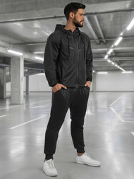 Férfi melegítő együttes fekete OZONEE JS/8C1966/3