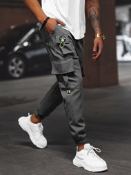 Férfi chino nadrág grafit OZONEE O/CP149Z