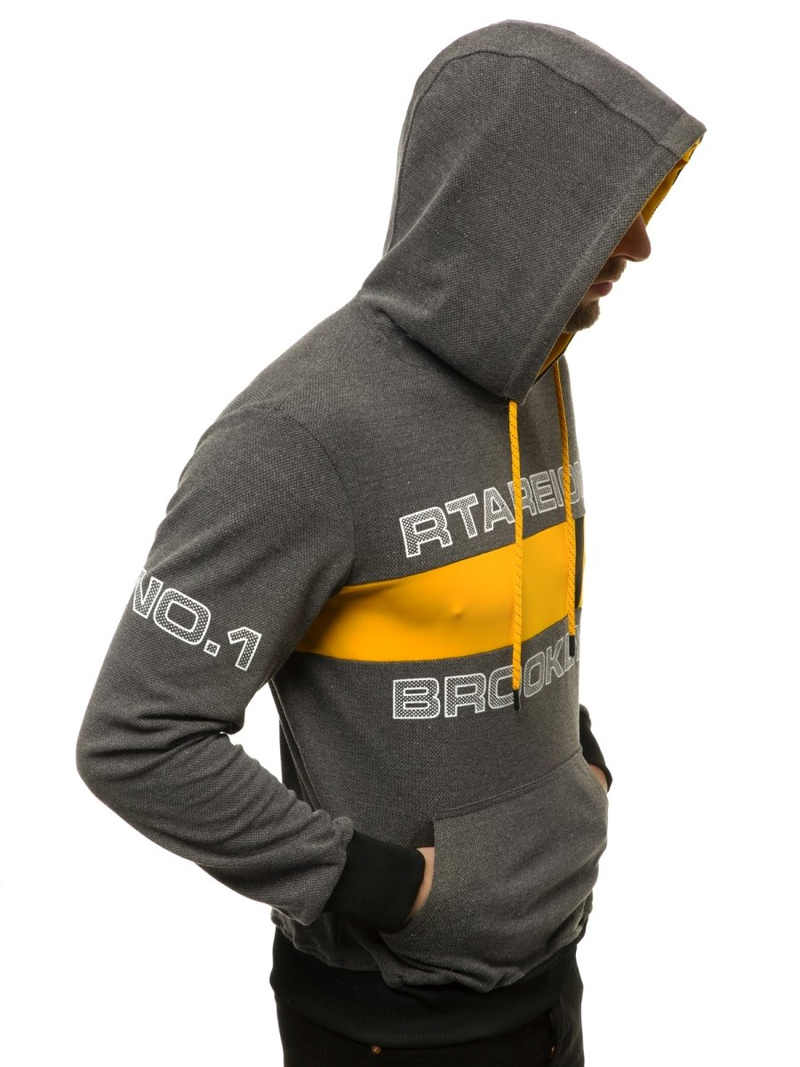 Férfi Melegítő felső Grafit OZONEE JS/DD20131