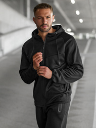 Férfi melegítő együttes fekete OZONEE JS/8C1967/3