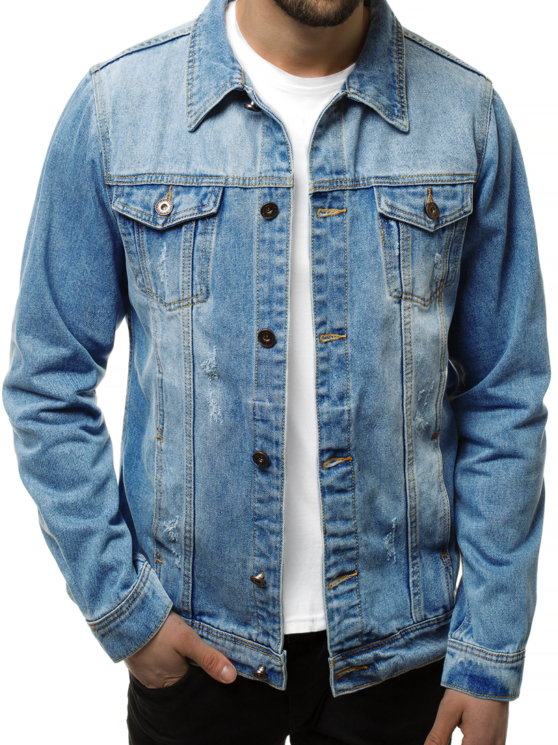 Férfi farmer dzseki kék OZONEE V/19276