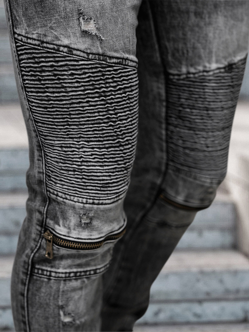 Férfi farmer nadrág fekete OZONEE NB/MP0069N